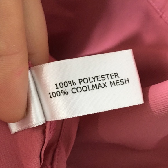 Coolibar Pink Coolmax Mesh UPF 50+ Button Up Shirt - Picture 4 of 7